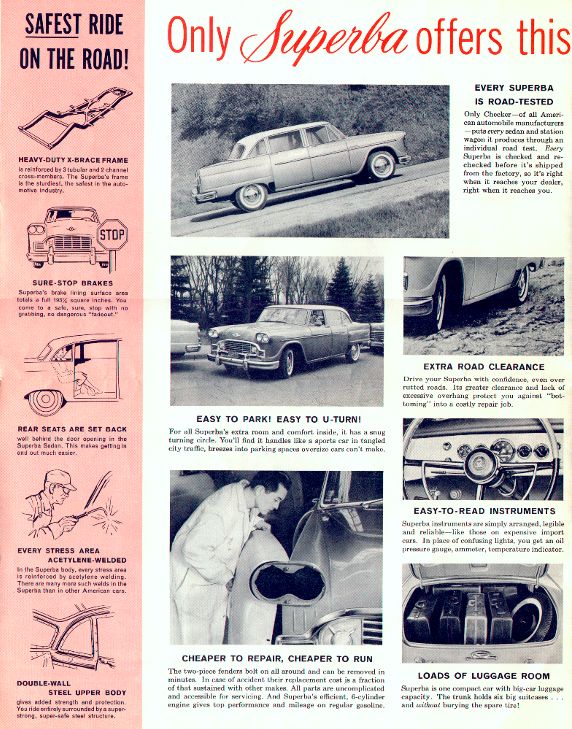 1960 Checker Auto Advertising